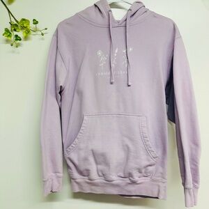 Luke 12:25 "consider these..." size small light purple long sleeve hoodie